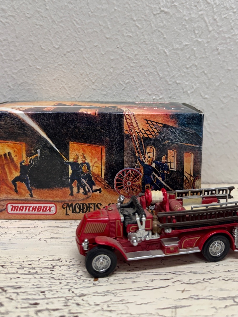 Matchbox 1920 Mack AC Firetruck Models Of Yesteryear Fire Engine